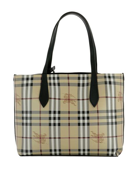 burberry small leather t|Burberry leather tote bag.